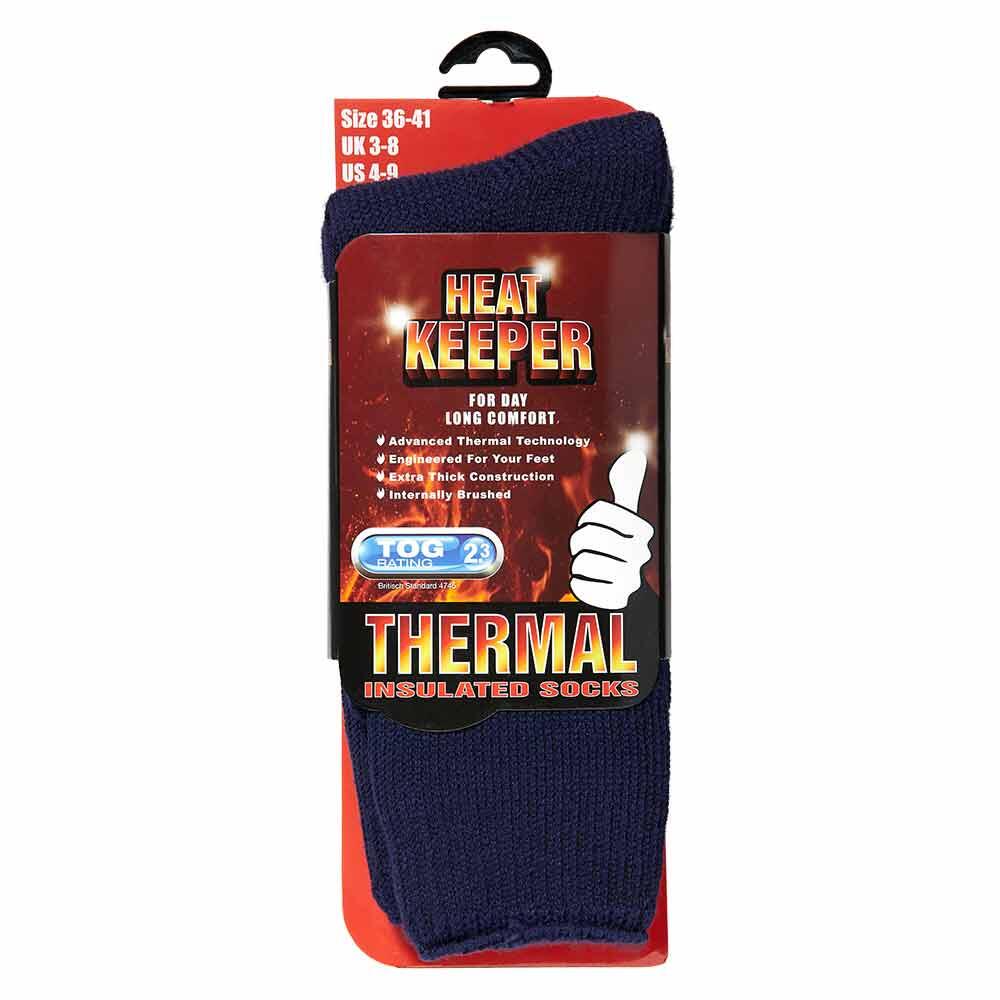 Calcetines Térmicos para Mujer Heat Keeper Azul Oscuro 2/4