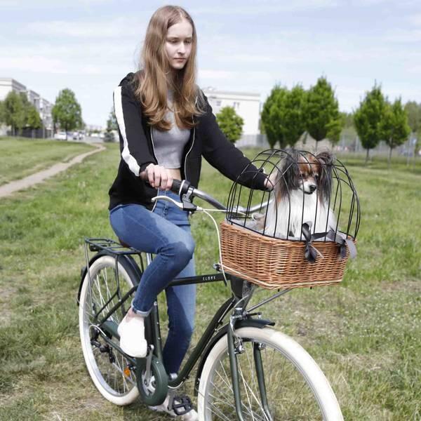 Panier à vélo en osier 900 Eco Natural Broyx