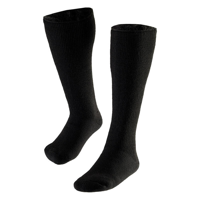 Heat Keeper Hommes chaussettes hautes thermo-isolantes Noir