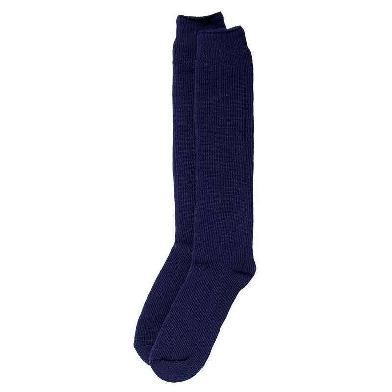 Heat Keeper Hommes chaussettes hautes thermo-isolantes Marine