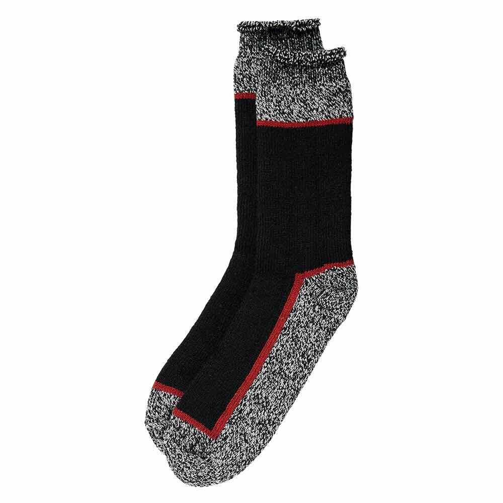 Heat Keeper Hommes chaussettes de travail thermo-isolantes Noir 3/4