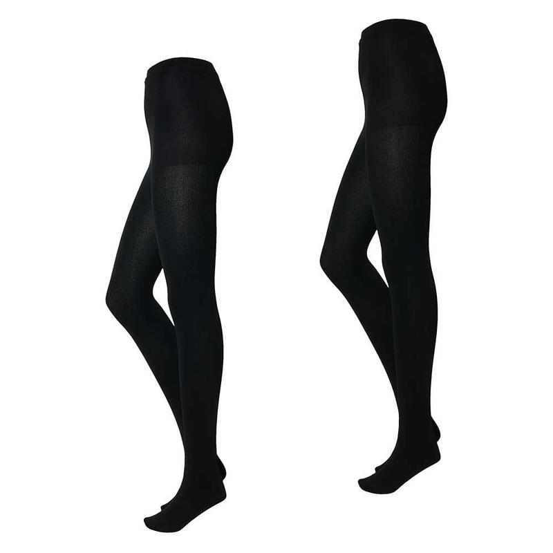 Heat Keeper Femme Thermo-isolantes collants Paquet de 2 Noir