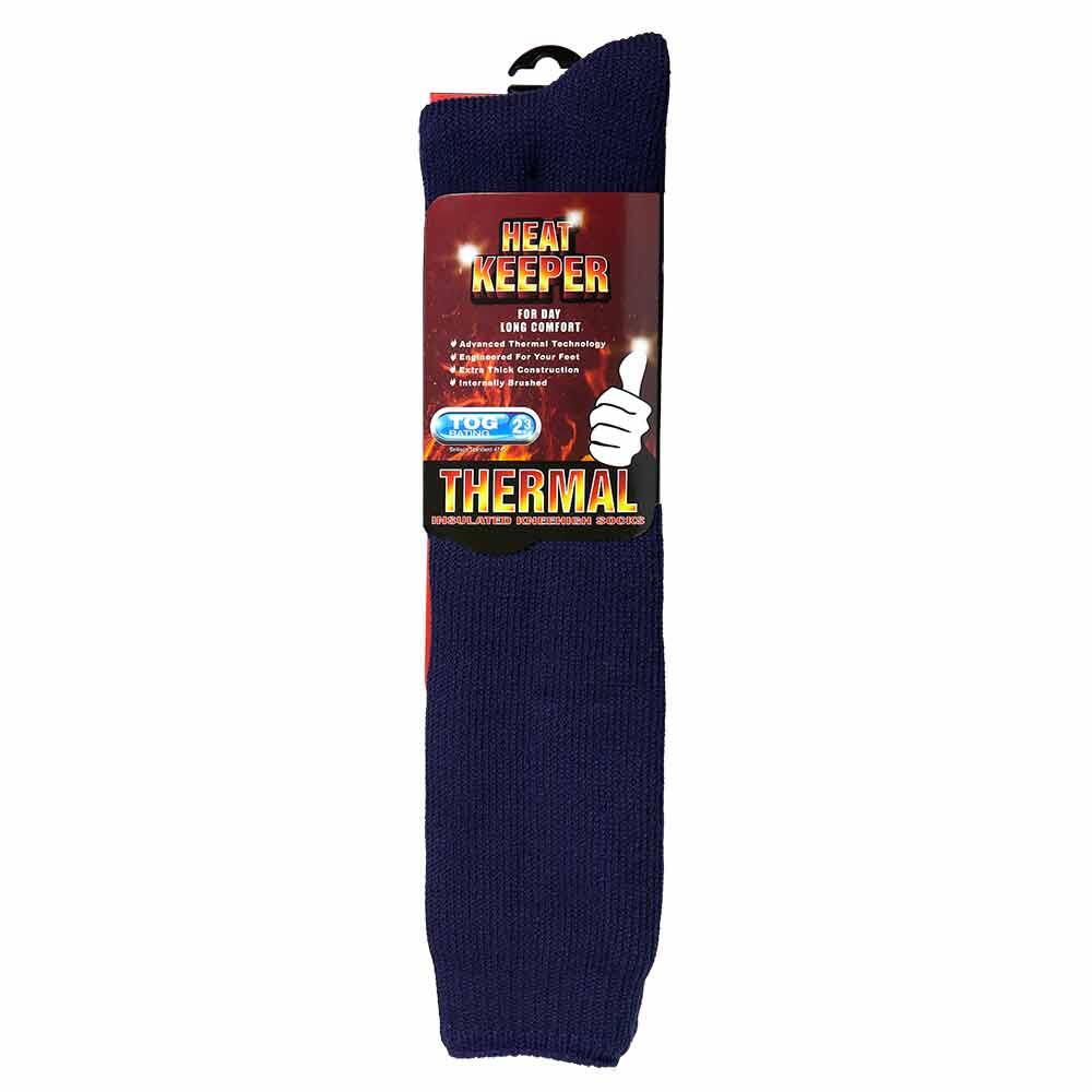 Calcetines Térmicos de Rodilla para Hombre Heat Keeper Azul Marino 2/4