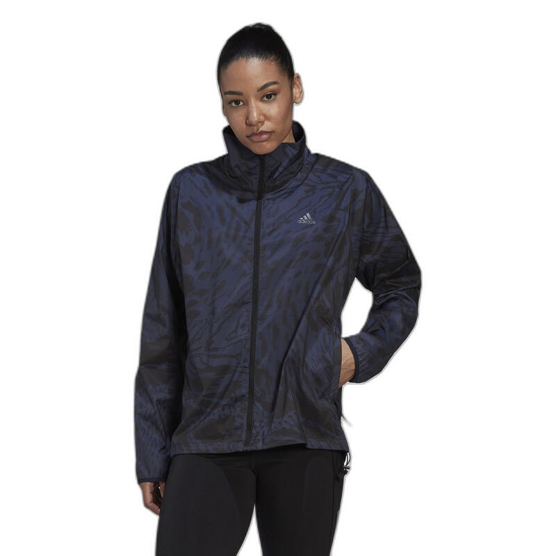 Veste imperméable de course rapide femme adidas