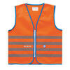 Fluojas kind- Fun Jacket Oranje - EN1150 - ritssluiting