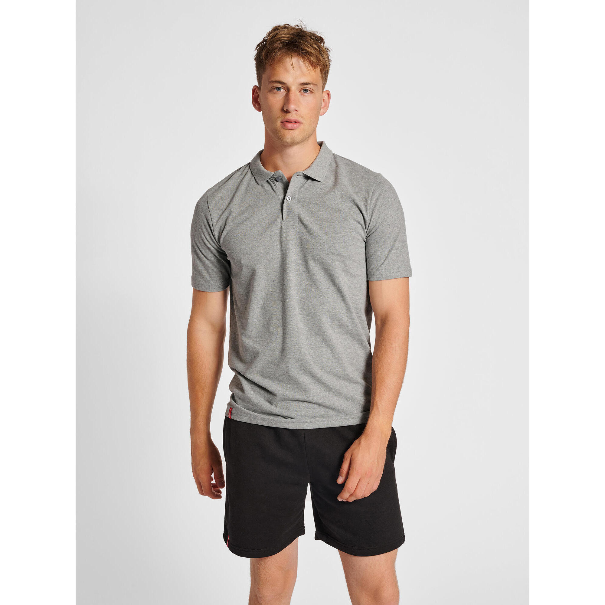 Hummel - Enfiler Polo Hmlred Homme Hummel - Polo Manches Courtes - Gris - 42 M/l - Decathlon