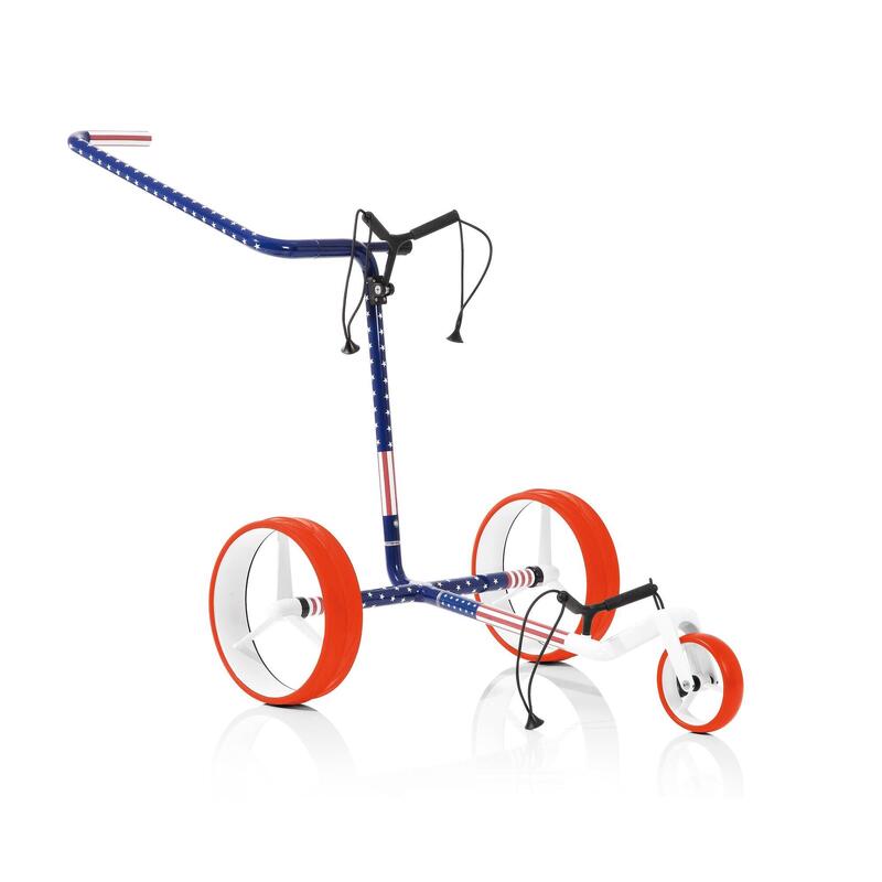 Wózek golfowy 3-kołowy ręczny JuCad USA edycja specjalna
