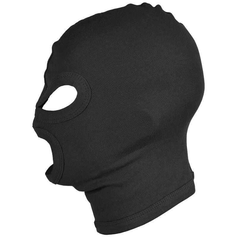 MFH 3 Hole Balaclava Lightweight Cotton Black 2/2