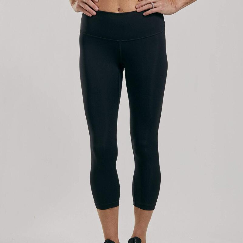 ZOOT Pantalones de running Capri para mujer - Elite M, BLACK, BLACK, M (Z200-