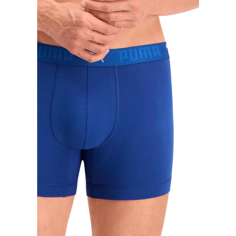 Boxer sport en coton pour hommes PUMA Bleu (lot de 6)