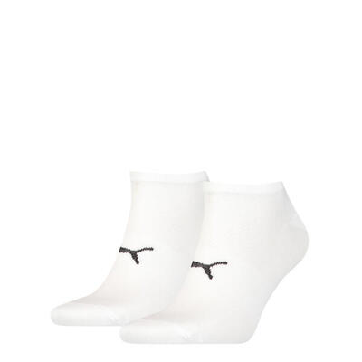 Puma sport sneakersokken light 2-pack wit