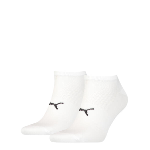 Socquettes de sport unisexes légères Blanche PUMA (lot de 2 paires)