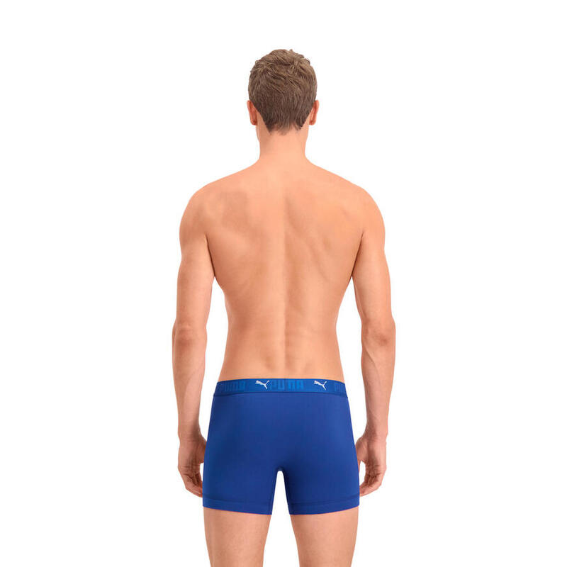 Boxer PUMA Sport Cotton 2 bucăți albastru
