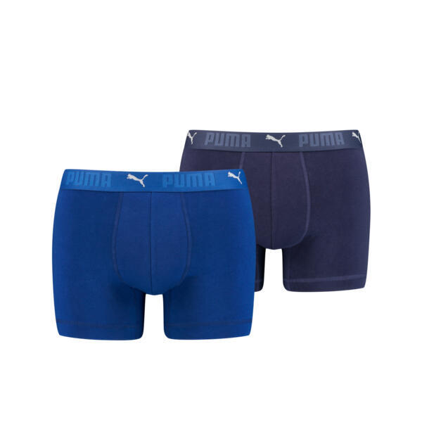 Boxer sport en coton pour hommes PUMA Bleu (lot de 2)