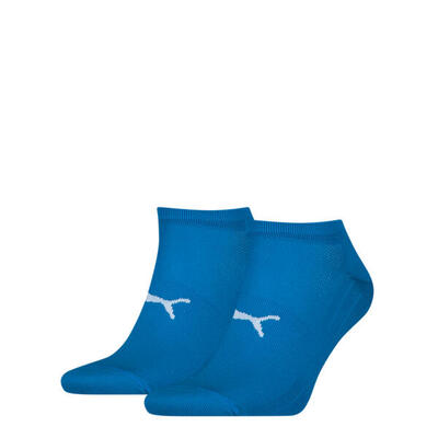 Puma sport sneakersokken light 2-pack blauw