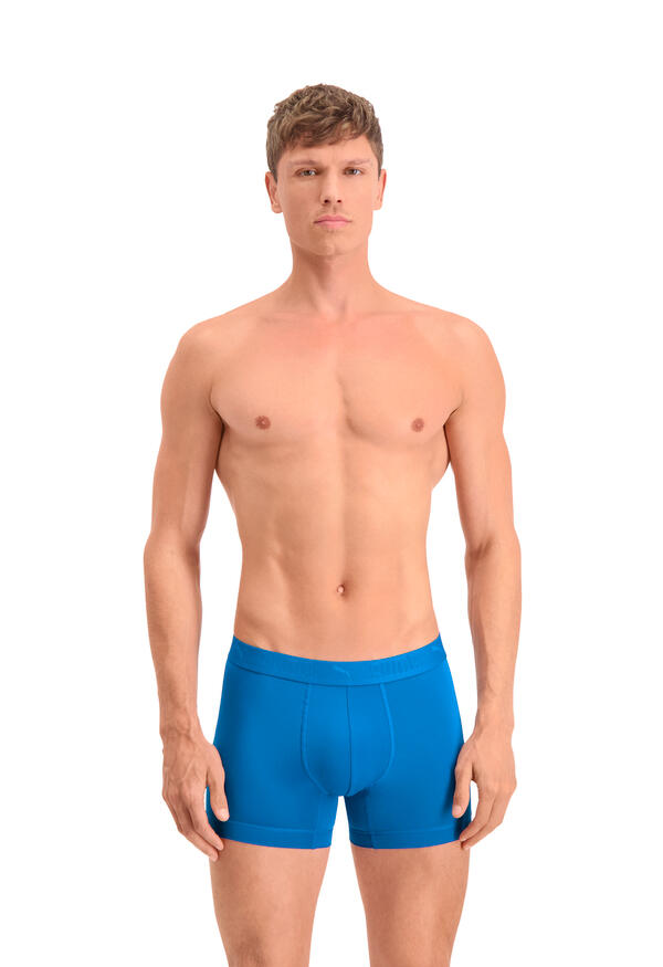 Puma Sportowe bokserki z mikrofibry, 6 szt. Niebieskie 2/6