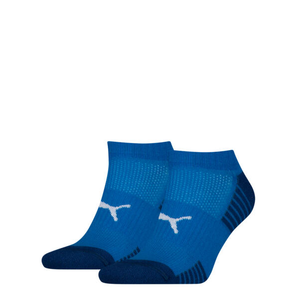 PUMA Puma Sport Sneakersokken Cushioned  2-pack Blauw