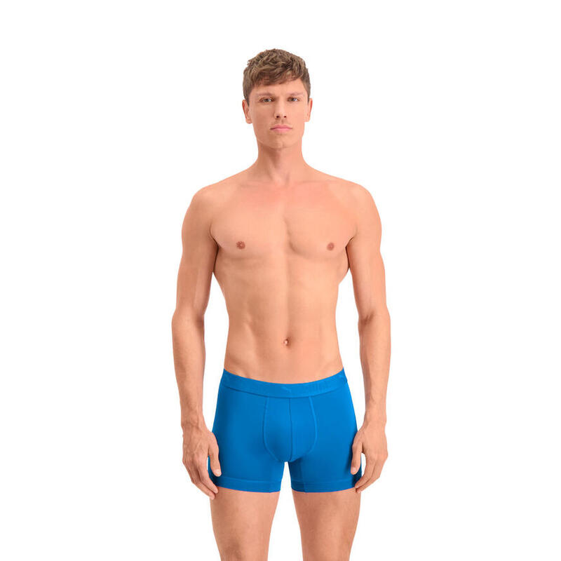 Puma Sportowe bokserki z mikrofibry, 6 szt. Niebieskie