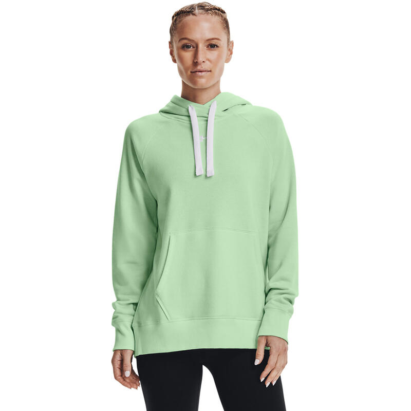 Bluza damska Under Armour Rival Fleece HB Hoodie zielona