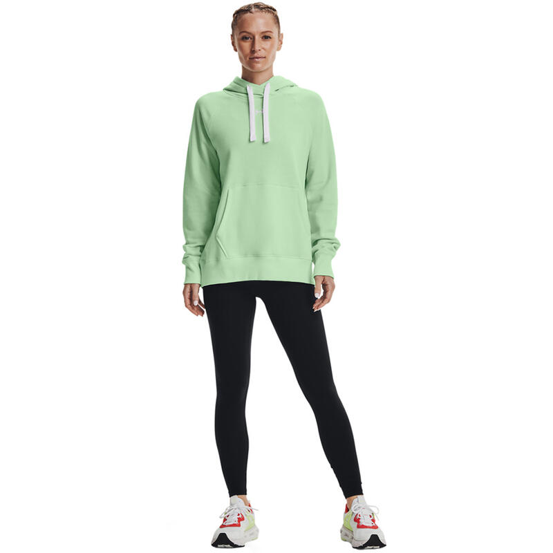 Bluza damska Under Armour Rival Fleece HB Hoodie zielona