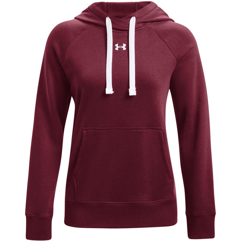 Bluza damska Under Armour Rival Fleece HB Hoodie burgundy