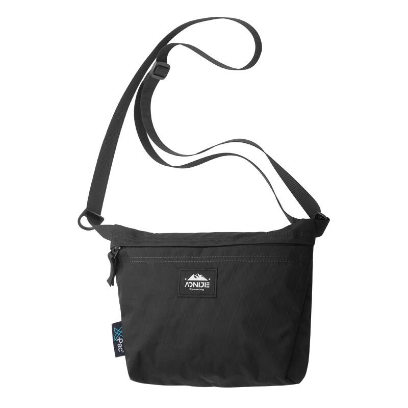 H3208 Waterproof Outdoor Sports Messenger Bag - Black