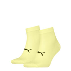 Chaussettes basses unisexes légères Jaune PUMA (lot de 2 paires)