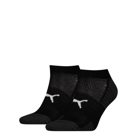 PUMA Sport gepolsterte Sneaker-Socken 2er-Pack Schwarz