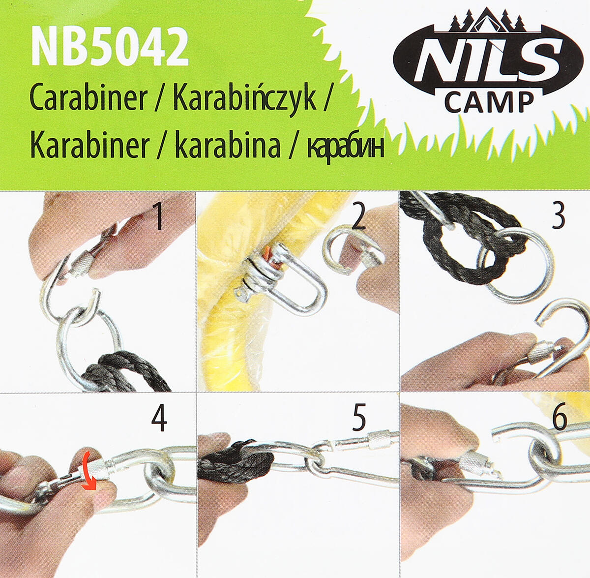 Karabijnhaak M9 NILS CAMP NB5042 5/7