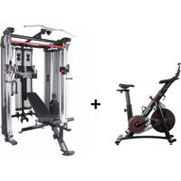 Entraîneur fonctionnel FT2 avec Smith Machine + vélo de spinning professionele