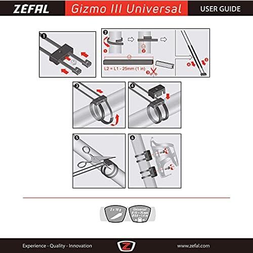 Colliers de fixation pour porte-bidons - Zefal 4/4