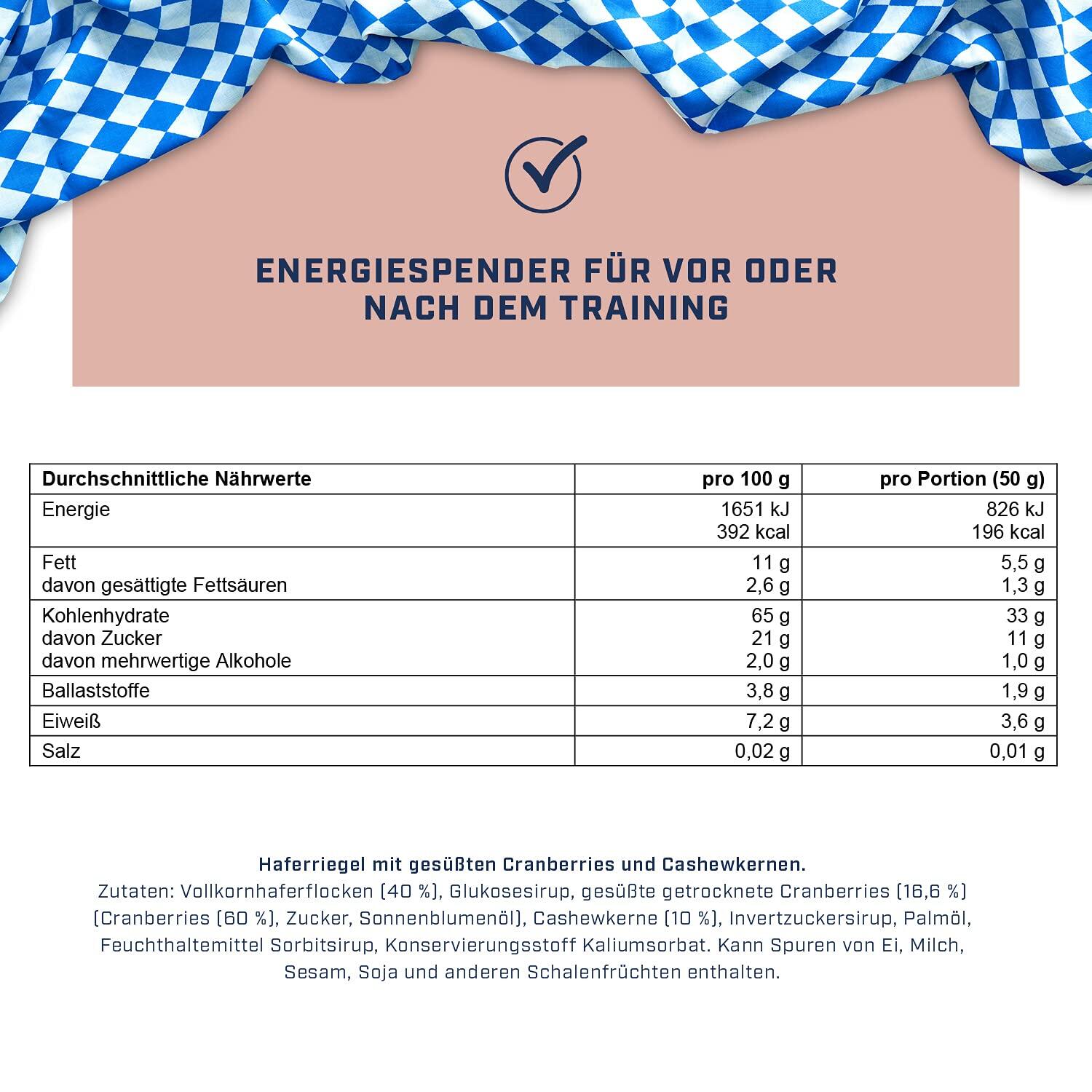 Bavarian Bar Einzelriegel 3/4