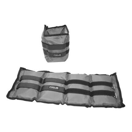 Handgelenk-/Knöchelgewicht - 2 x 0,5 kg - Grau