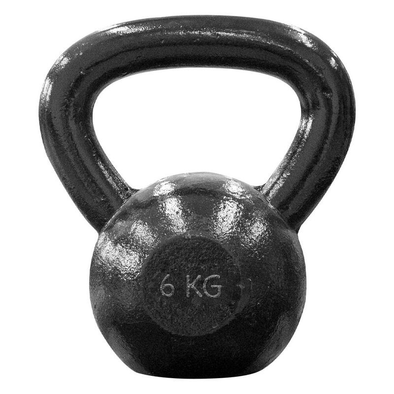 Kettlebell - 6 kg - Gietijzer