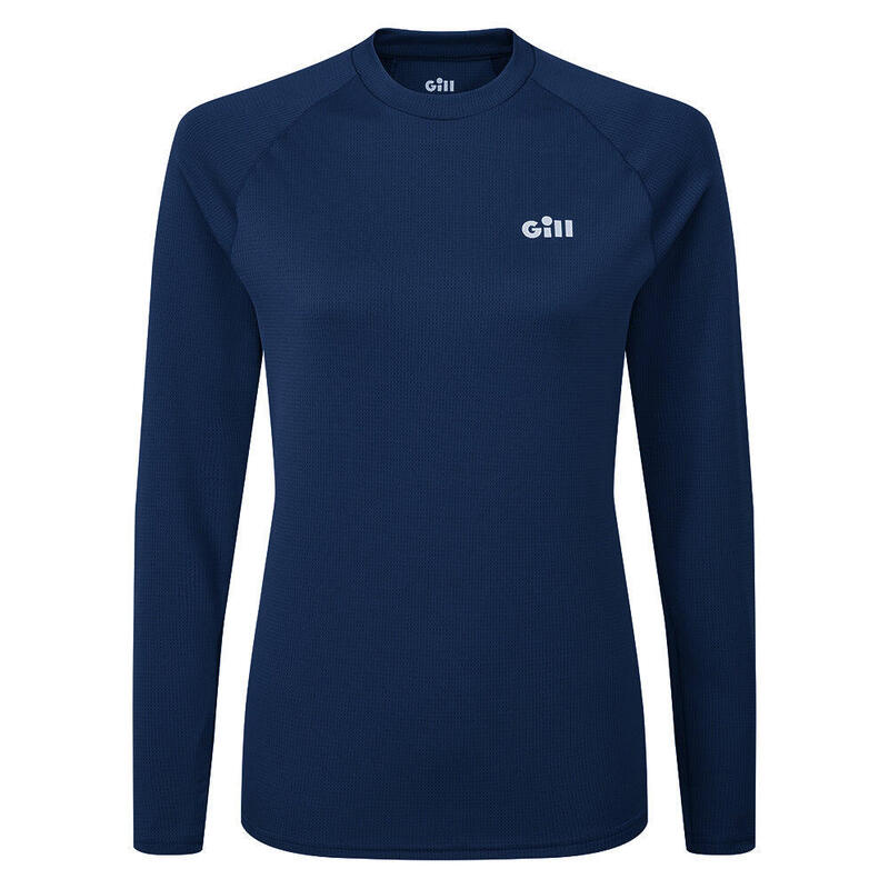 Women’s  Ultra-Lightweight Milbrook Long Sleeves Crew – Dark Blue