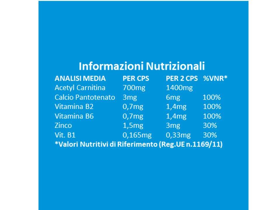 Integratore alimentare - CARNITINA FITNESS - 120 cps 4/7