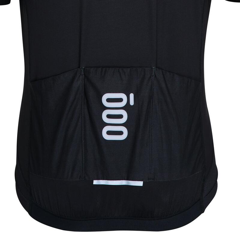 Maillot de ciclismo unisex manga corta Black Supercorsa verano Mooquer