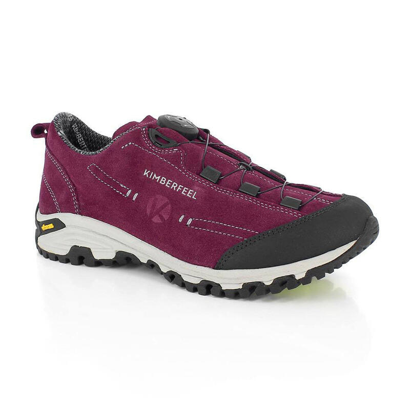 Wanderhalbschuhe Piana Pflaumfarben Damen