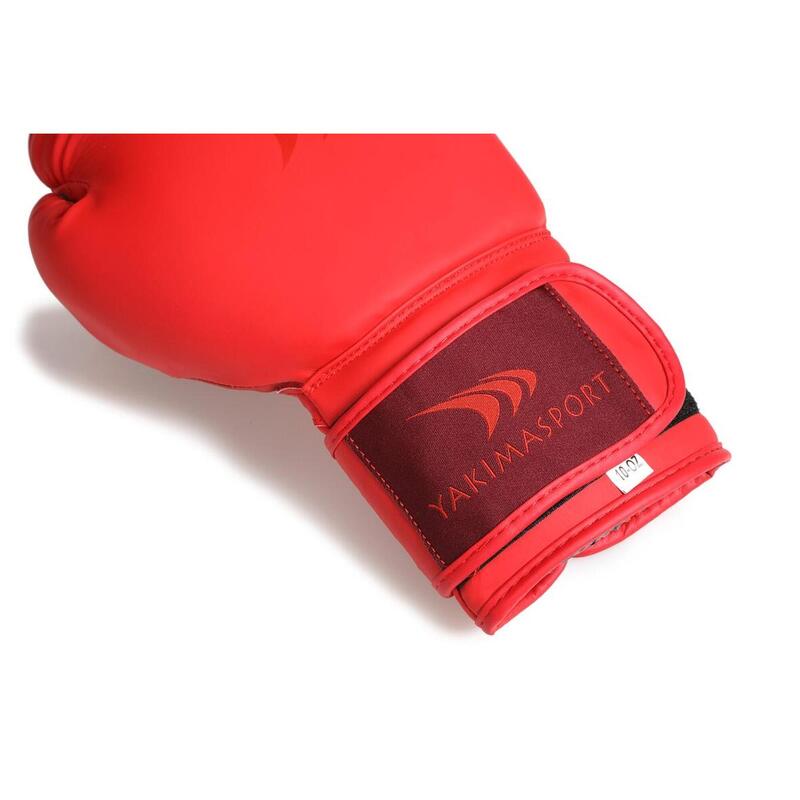 Mănuși de box pentru copii și femei Yakimasport Mars Red/Matt