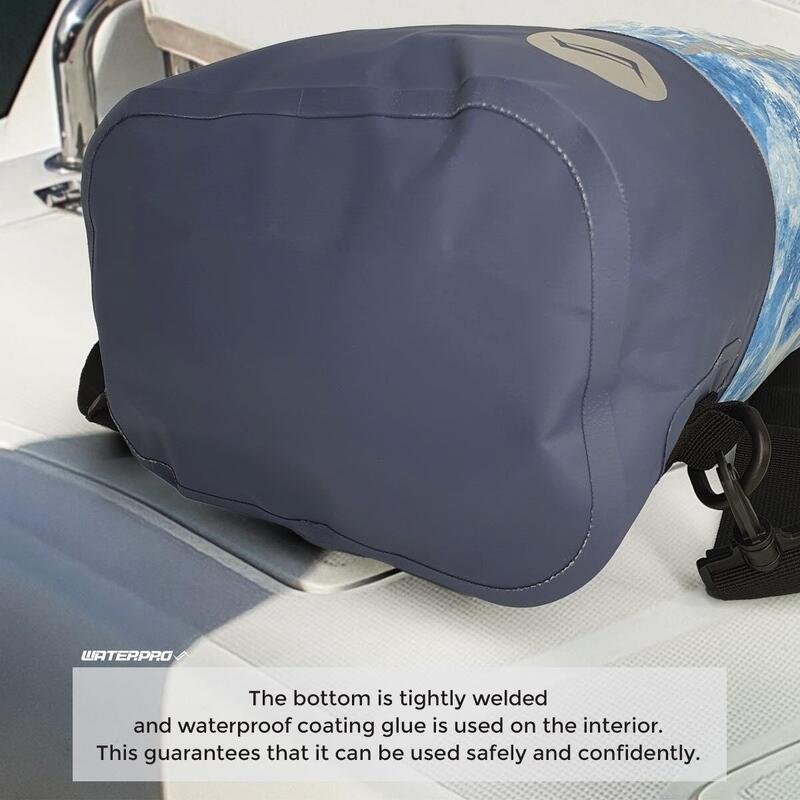 Water Sports Waterproof Bag Printed Dry Bag 15L - Dark Blue