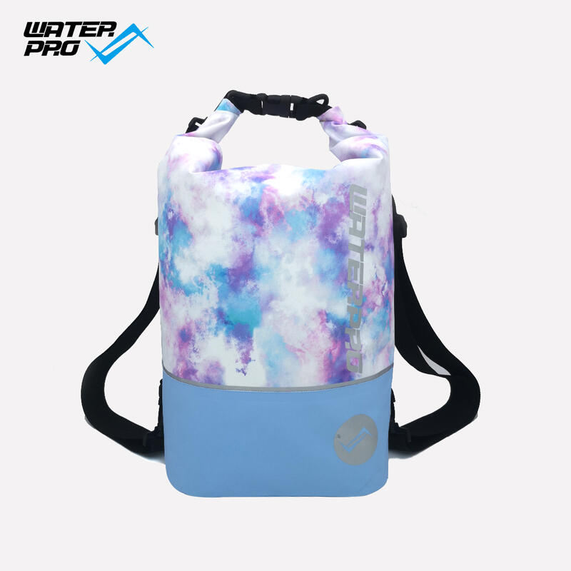 Water Sports Waterproof Bag Printed Dry Bag 15L - Blue