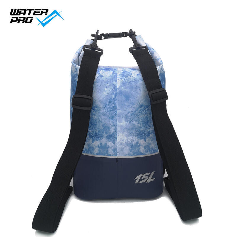 Water Sports Waterproof Bag Printed Dry Bag 15L - Dark Blue