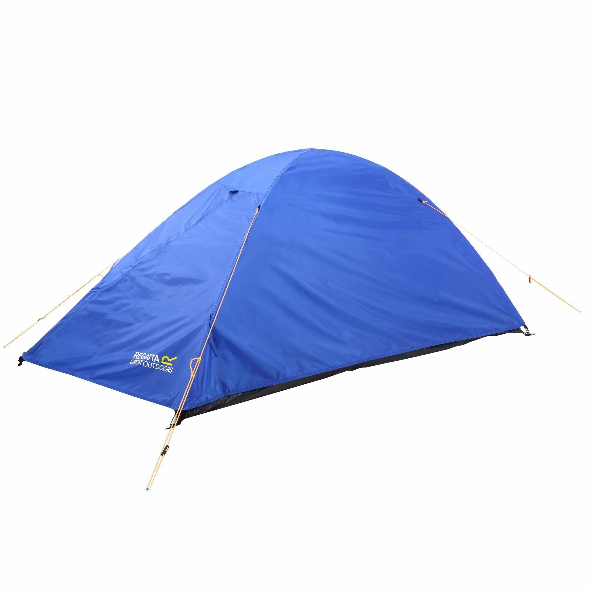 Zeefest 2-Man Adults' Camping Festival Tent - Oxford Blue 1/5