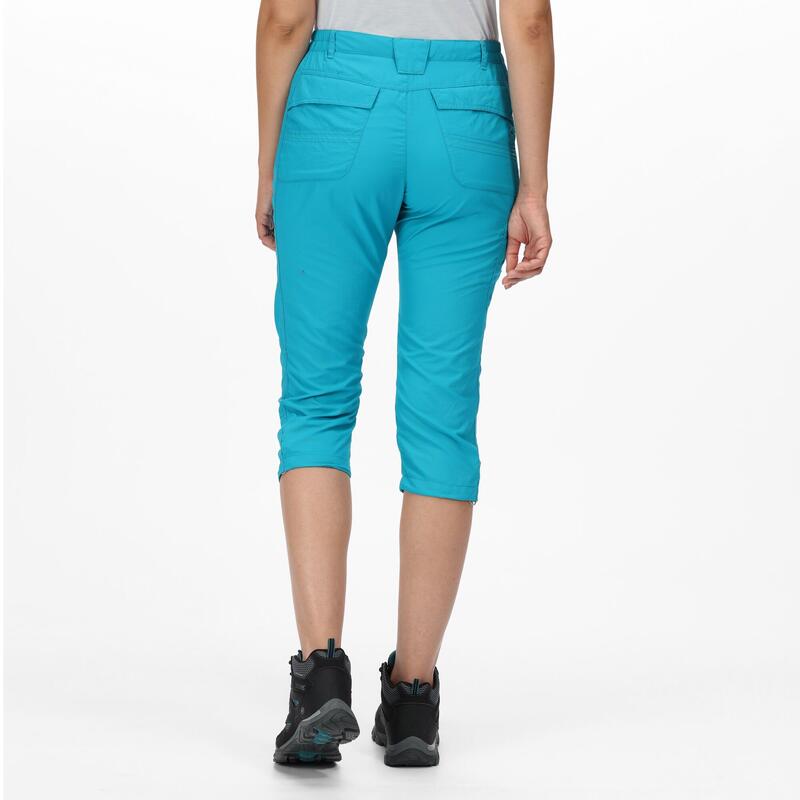 Chaska II Capri de randonnée pour femme - Turquoise moyen