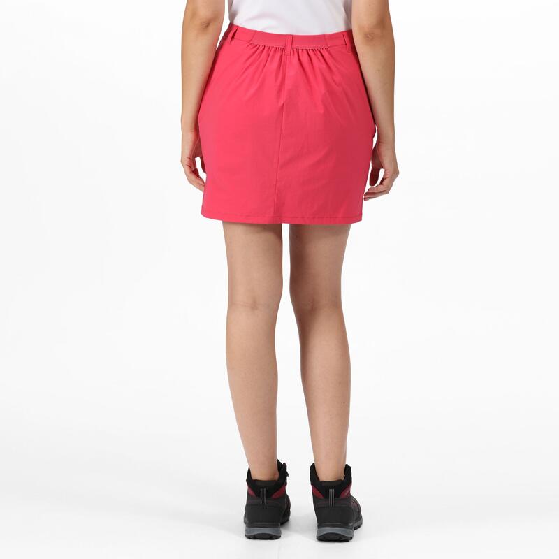 Highton II Jupe-short de randonnée active pour femme - Rose foncé