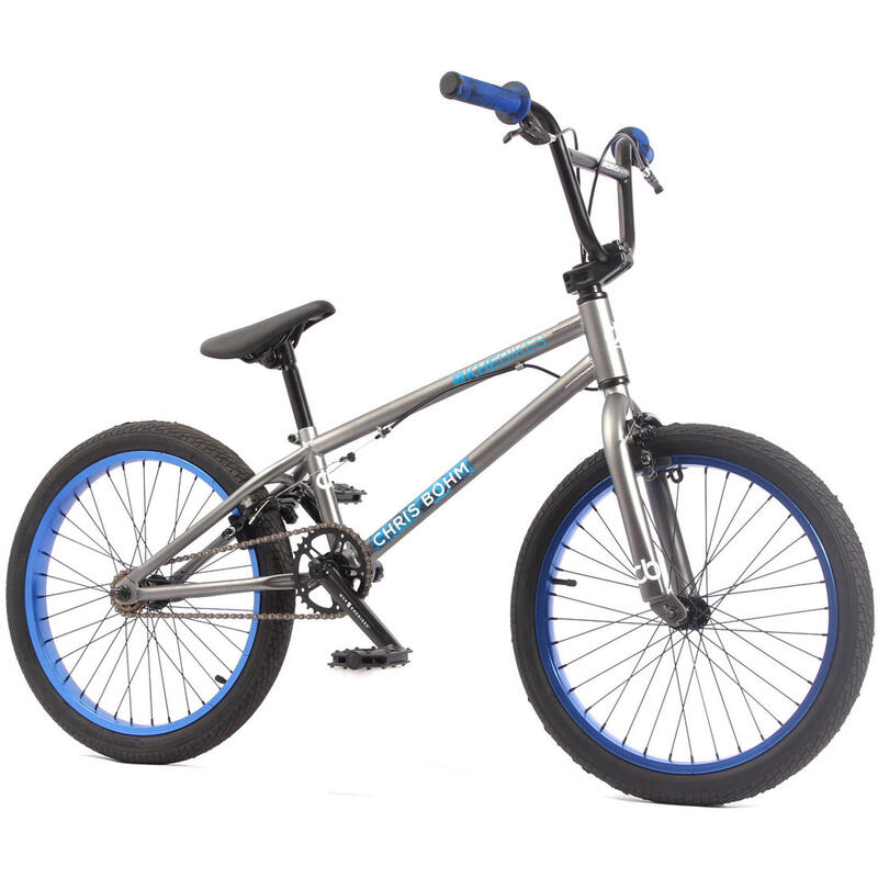 BMX BICICLETE CHRIS BÖHM COPII ARGINT 11,3 KG 20 INCH KHEBIKES