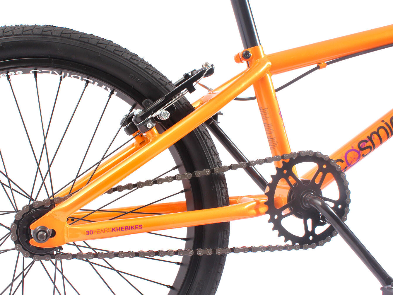 BMX FIETS COSMIC KINDEREN ORANJE 11,1KG 20 INCH KHEBIKES 7/9