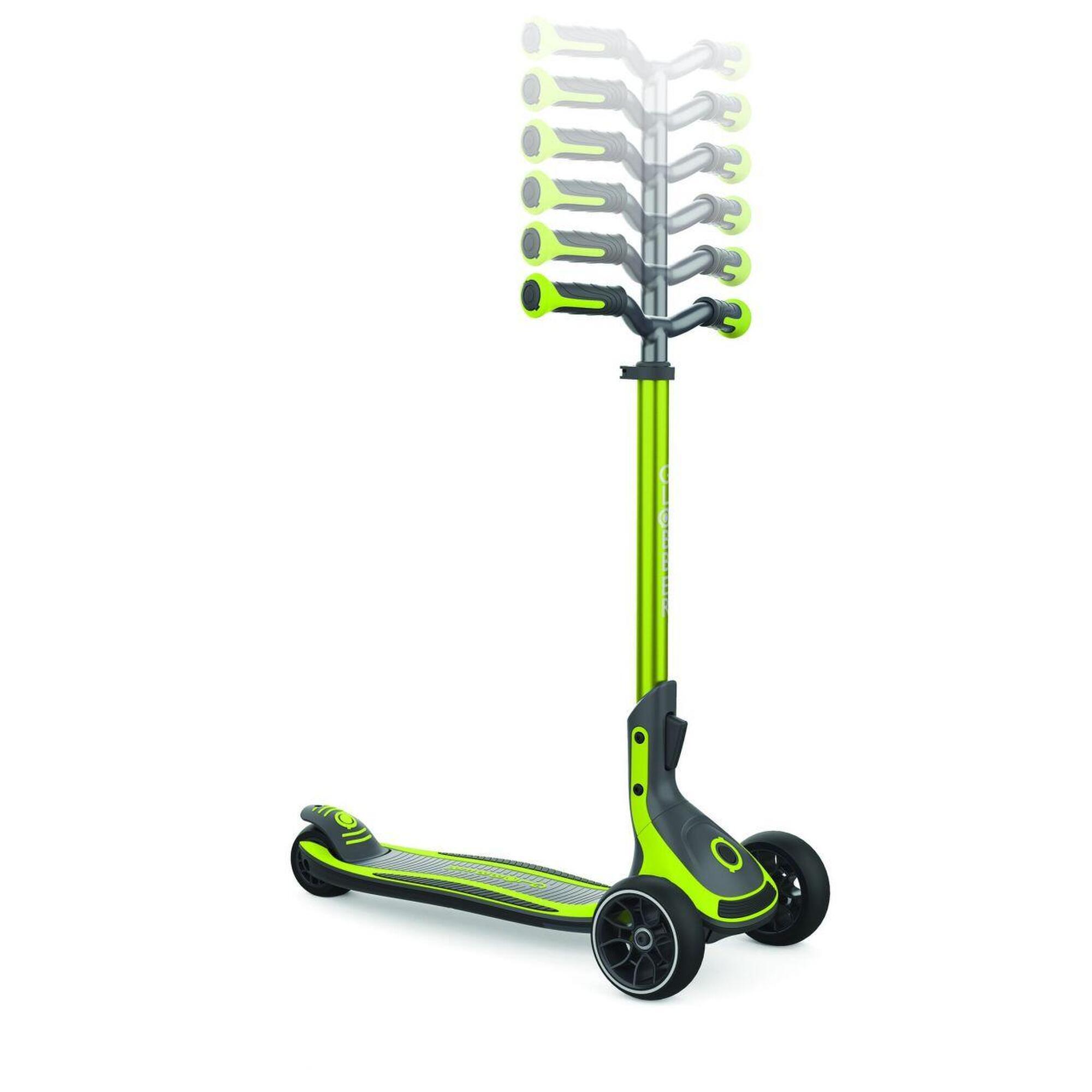 Globber Ultimum scooter avec 3 roues en  vert (à 100kg)