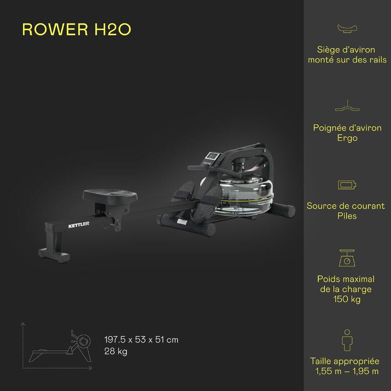Wioślarz wodny KETTLER Axos Rower H2O
