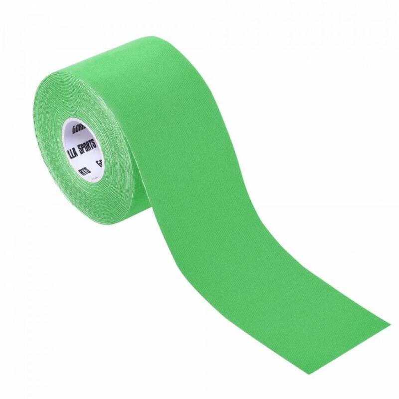 Gorilla Sports Kinesiologie Tape - Sporttape - 5 cm breed - 6 rollen - groen